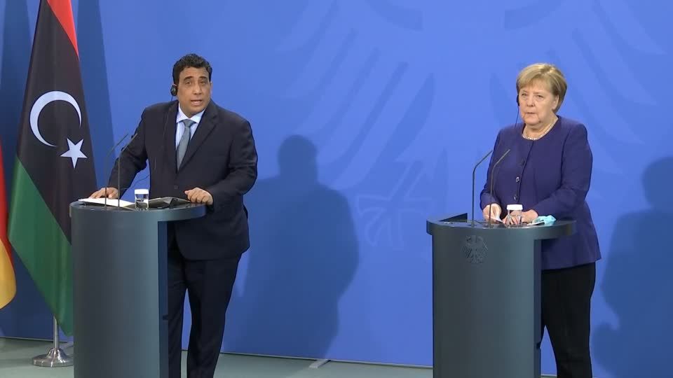 Video: Merkel pocht auf Dezember-Wahlen in Libyen Video: Merkel pocht auf Dezember-Wahlen in Libyen