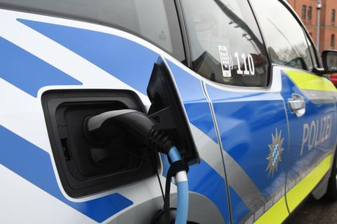 BMW i3 der Polizei Bayern