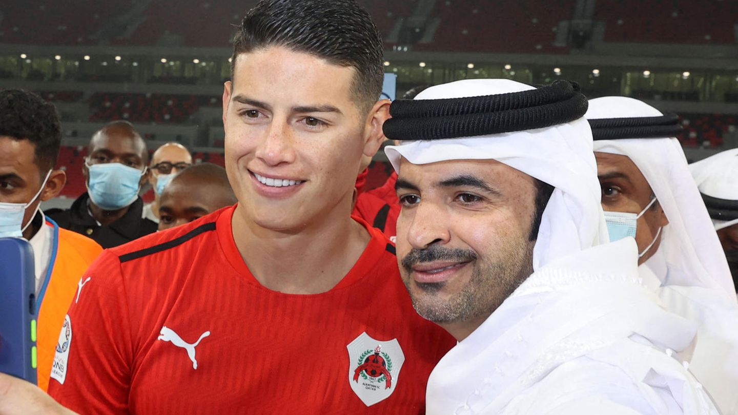 James Rodriguez hat es im Herbst seiner Karriere nach Katar zum Klub Al-Rayyan verschlagen