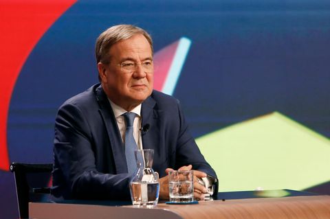 Ratlos in der "Berliner Runde" am Wahlabend: Armin Laschet