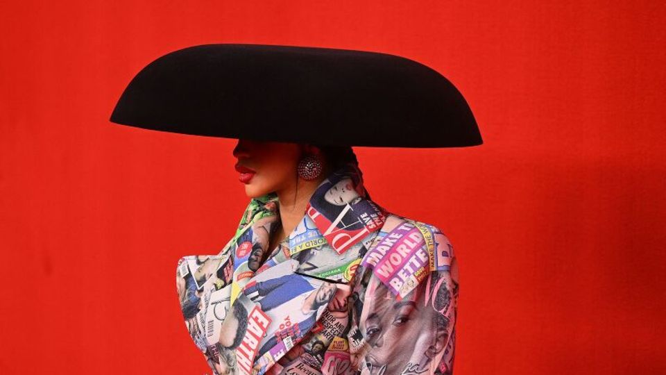 US-Rapperin Cardi B auf der Pariser Fashion Week