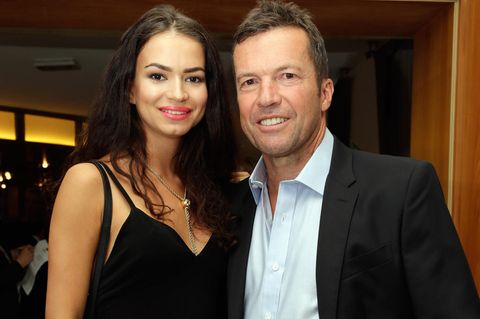 Lothar Matthäus und Anastasia Klimko