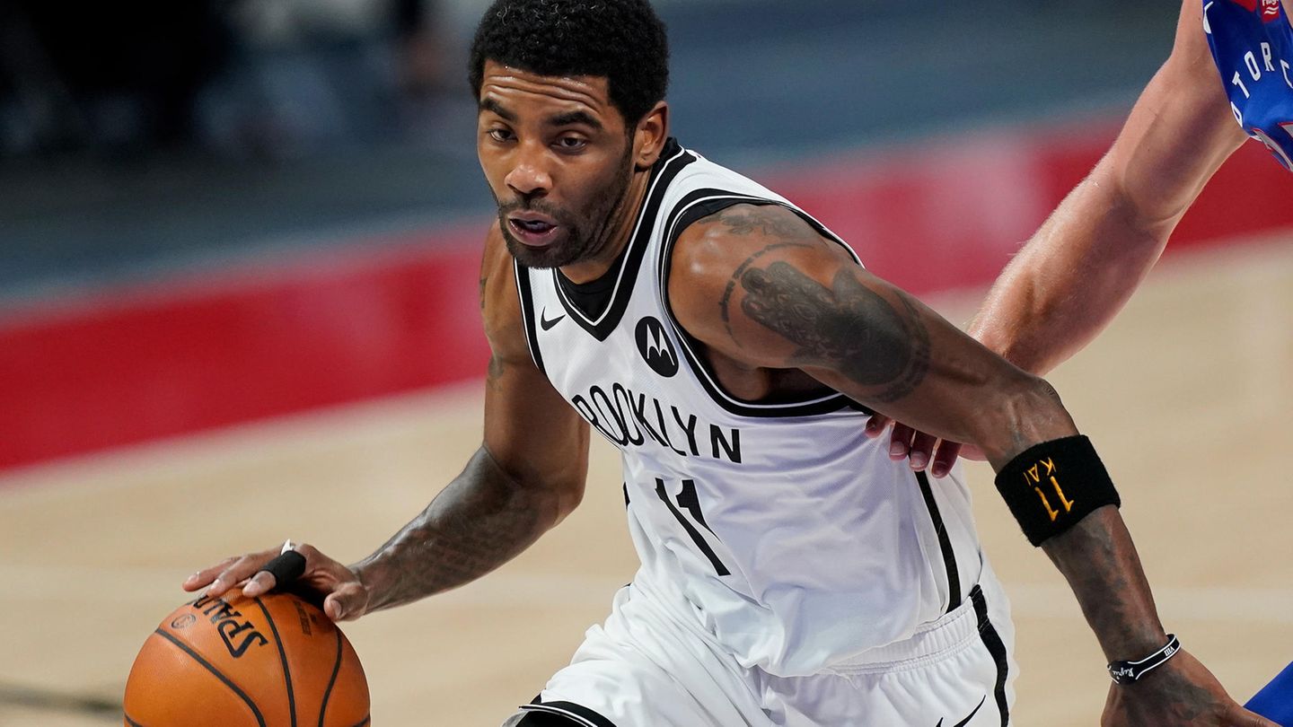 Kyrie Irving von den Brooklyn Nets in Aktion