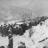 In der Kälte froren Waffen und Maschinen ein.