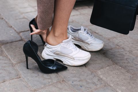 Mehr Standfestigkeit dank bequemer Schuhe.