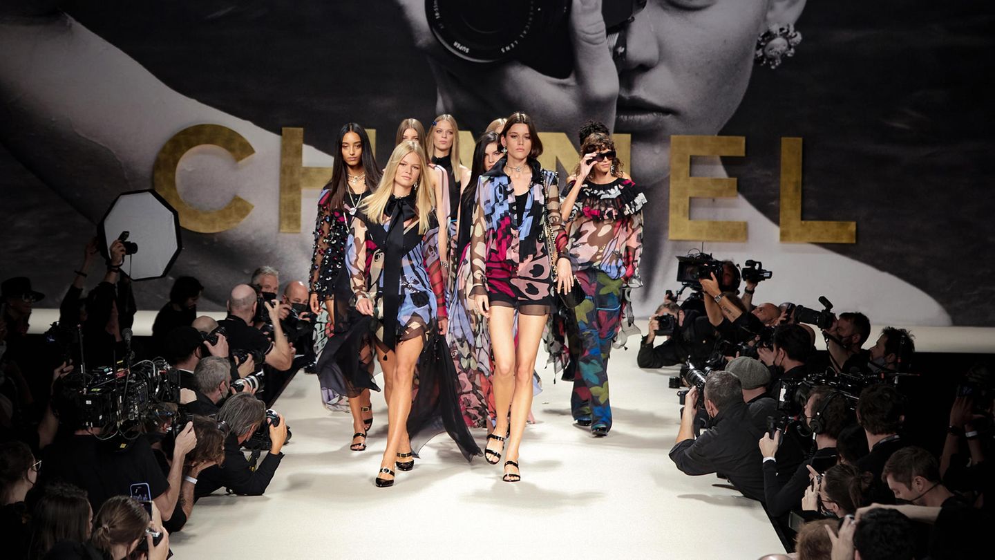 Finale der Chanel-Show auf der Pariser Fashion Week