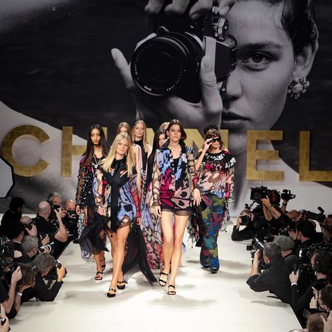 Finale der Chanel-Show auf der Pariser Fashion Week