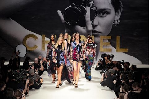 Finale der Chanel-Show auf der Pariser Fashion Week