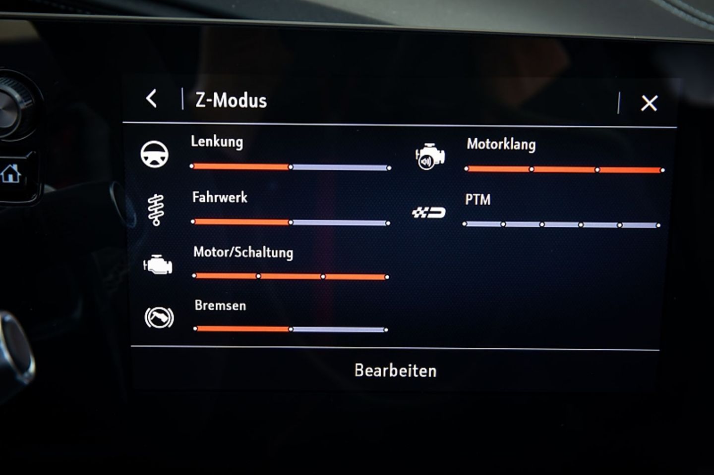 Mit dem Z-Modus lässt sich die Corvette nach Gusto konfigurieren