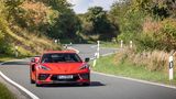 Die Chevrolet Corvette C8 Stingray lässt sich auch komfortabel bewegen