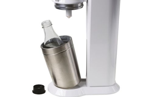 Nahaufnahme Innenansicht der Sodastream-Maschine