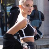 Thylane Blondeau im sportlichen Outfit: Für Miu Miu lief sie bei der Paris Fashion Week über den Laufsteg