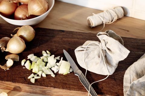 Zwiebelsäckchen selber herstellen