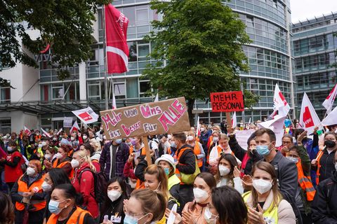 Streik Pflegekräfte Berlin