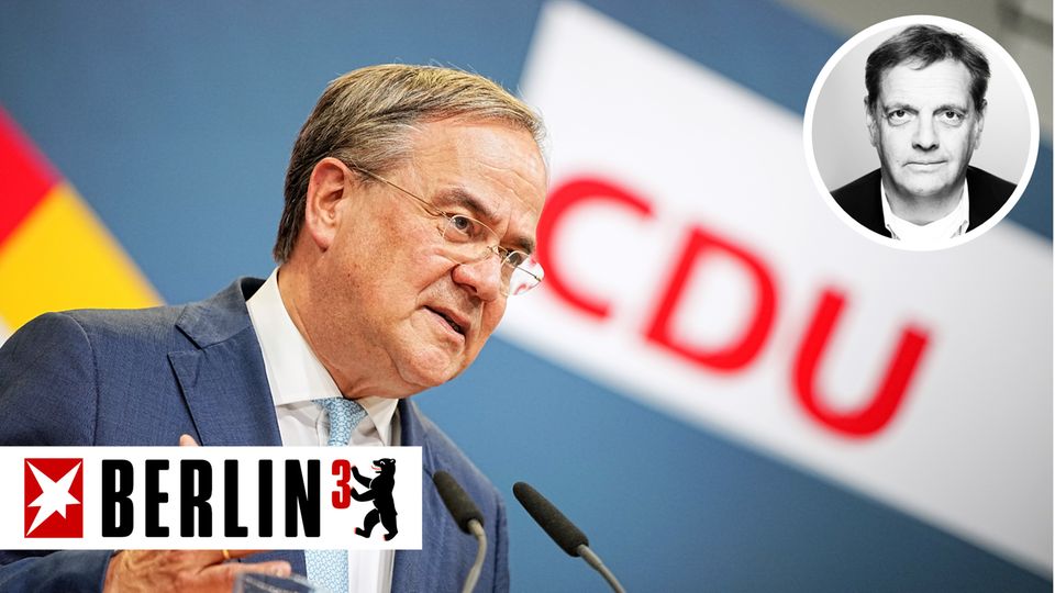 Armin Laschet gibt ein Pressestatement zum Fortgang der Sondierungsgespräche
