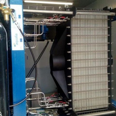 Die komplette Anlage passt in zwei Standardcontainer.