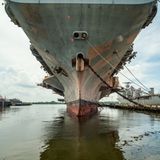 Über 40 Jahre lang nahm der Träger an Kampfeinsätzen teil.