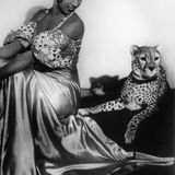 Joesphine Baker mit Gepard