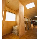 Auch im WC gibt es nur eine einfache Kassettentoilette.