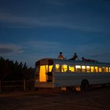 Ein gebrauchter Schulbus ist in den USA billig zu bekommen.