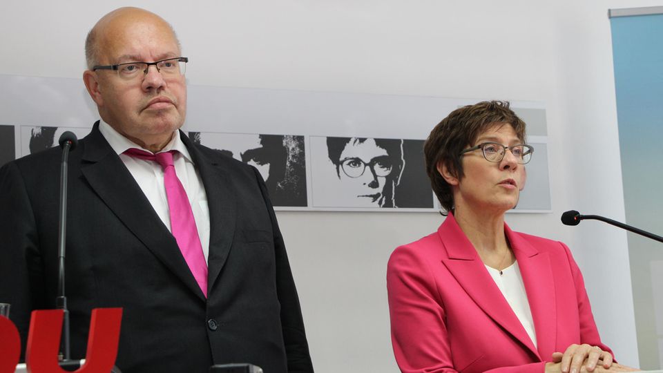 Annegret Kramp-Karrenbauer und Peter Altmaier