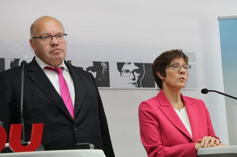 Annegret Kramp-Karrenbauer und Peter Altmaier
