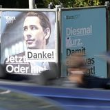 Wahlplakat von Kurz 2017