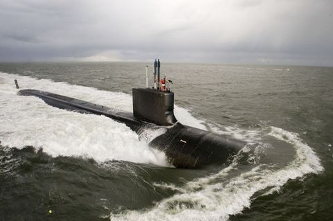 Ein atombetriebenes U-Boot der US Navy