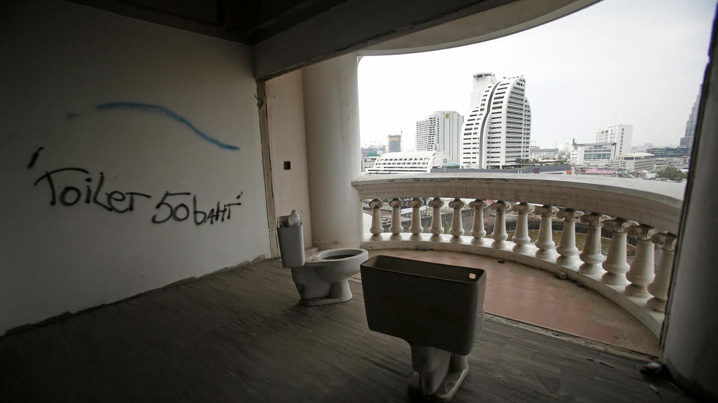 Über diesen Balkon hat nie ein Bewohner in die Stadt hineingeguckt. 