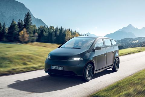 Der Sion, ein Elektroauto mit integriertem Solardach soll 2023 auf den Markt kommen 