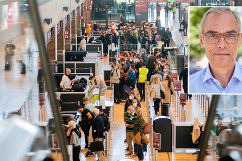 Am Berliner Flughafen bildeten sich am Wochenende lange Schlangen