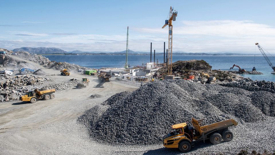 Licht des Nordens: die Baustelle des Northern-Lights-Projekts in Øygarden