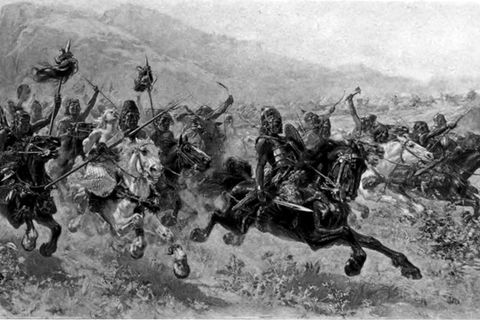 Aëtius gelang es die Hunnen zu schlagen
