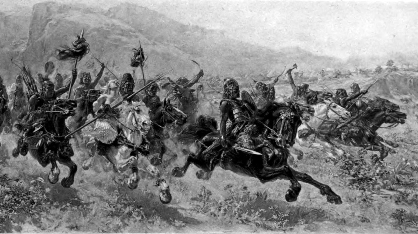 Aëtius gelang es die Hunnen zu schlagen