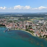Bodensee mit Friedrichshafen