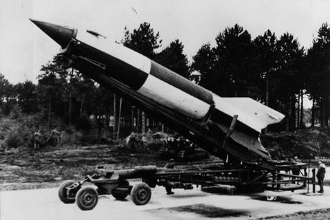 Unterlagen und Raketen wurden nach dem Krieg in die USA gebracht. 