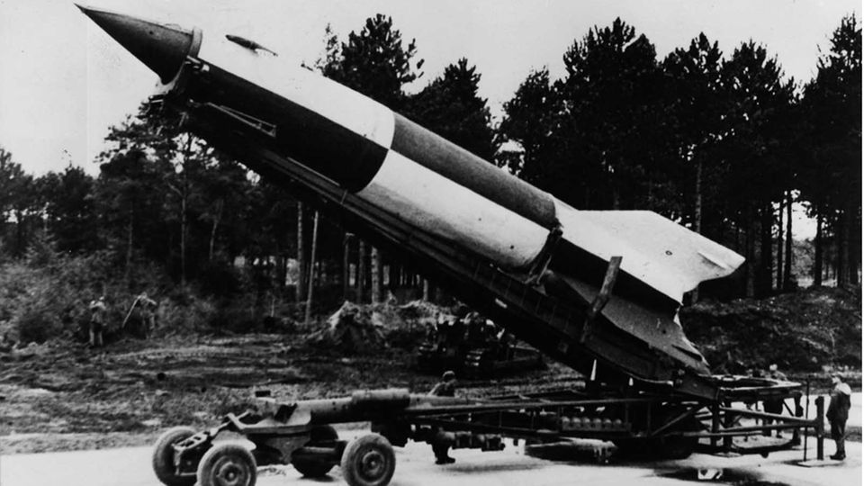 Unterlagen und Raketen wurden nach dem Krieg in die USA gebracht. 