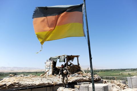 Bundeswehrsoldaten bei Kundus im Jahr 2011. Der Einsatz der deutschen Truppen in Afghanistan deuerte 20 Jahre und kostete 59 Männern das Leben.