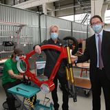 Auch Verkehrsminister Andreas Scheuere hat eRockit schon besucht