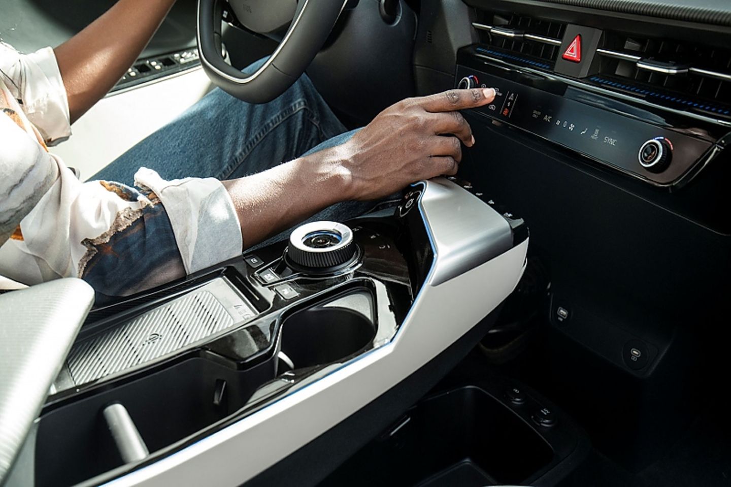 Die shwebende Mittelkonsole im Kia EV6