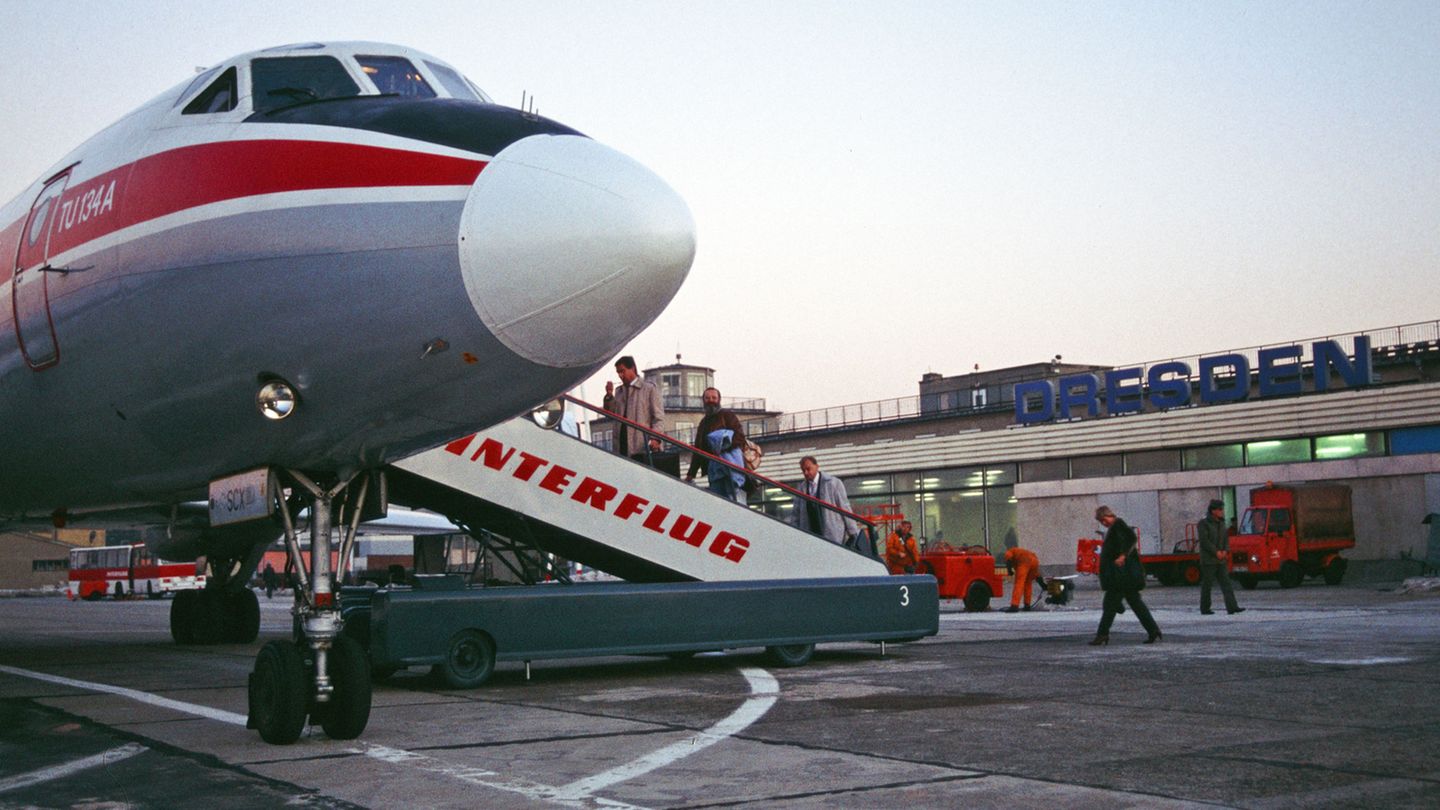 Tu-134 der Interflug