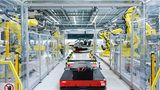 Produktion des Porsche Taycan in Zuffenhausen