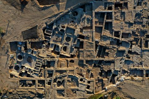 Die 75.000 Quadratmeter große Anlage lag im "Industriegebiet" der Stadt
