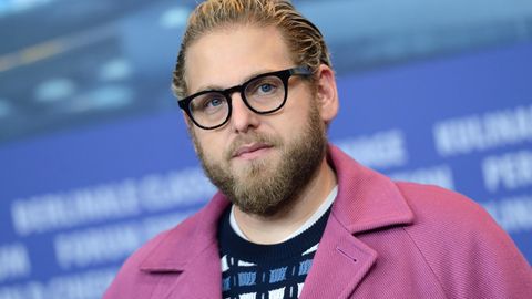 Jonah Hill bei einer Pressekonferenz auf der Berlinale