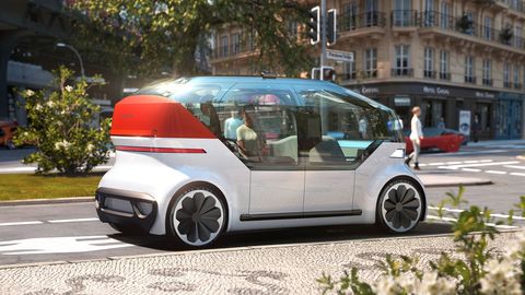 VWs Elektroauto "OnePod" soll autonom durch die Stadt fahren