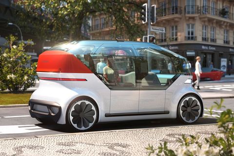 VWs Elektroauto "OnePod" soll autonom durch die Stadt fahren