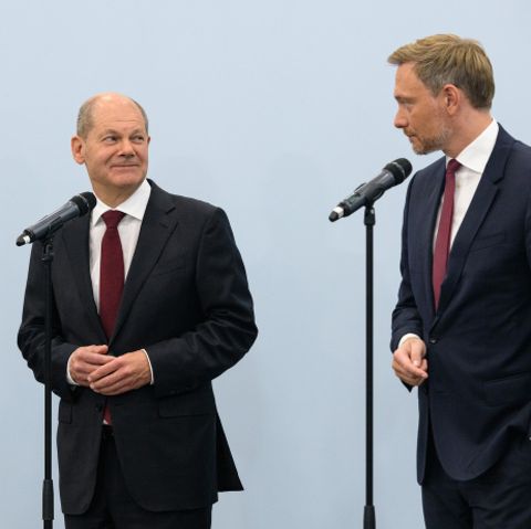 Baerbock, Scholz, Lindner