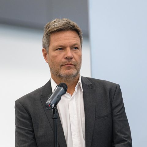 Robert Habeck von den Grünen ist zuversichtlich