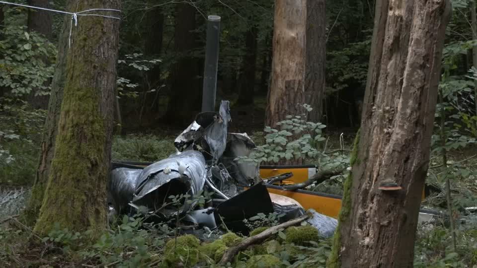 Video: Tote bei Hubschrauber-Absturz in Baden-Württemberg
