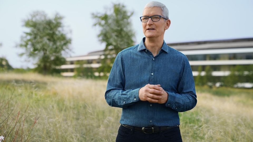 Apple-Chef Tim Cook überlies den Großteil der Präsentationen seinem Team
